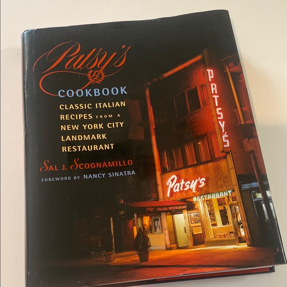 Famous Patsy’s in New York cookbook!